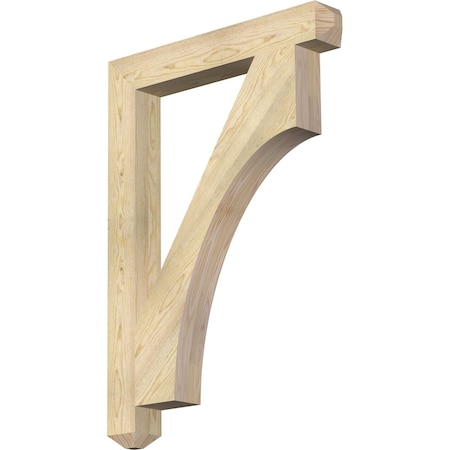 Ekena Millwork Westlake Craftsman Rough Sawn Bracket, Douglas Fir, 4"W x 30"D x 42"H BKT04X30X42WTL04RDF